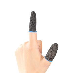 Touch Screen Thumb <strong>Silver</strong> Fiber Finger <strong>Glove</strong> Playing Phone Game Anti Slip <strong>Gloves</strong> for Gaming with Digeine for Game - Product Image 5
