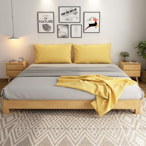 होटल बेडरूम के फर्नीचर के लिए भंडारण के साथ आधुनिक इलेक्ट्रिक फोल्डेबल ठोस लकड़ी किंग आकार बिस्तर फ्रेम - Product Image 4