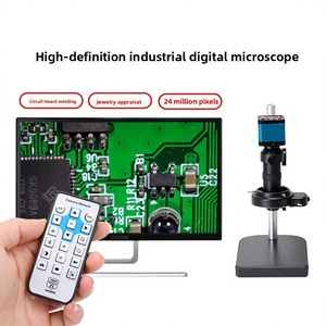 กล้องจุลทรรศน์อิ<span class=keywords><strong>เ</strong></span>ล็กตรอนแบบวัดขนาด 4K กล้องอุตสาหกรรม 16 ล้านพิกเซล ซ่อมแผงวงจรโทรศัพท์มือถือ แว่นขยาย<span class=keywords><strong>เ</strong></span>ชื่อม แคน - Product Image 4