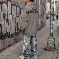 Sweat à capuche tricoté personnalisé OEM/ODM avec logo, en coton jacquard, avec cordon de serrage, pour hommes, collection 2025-2026