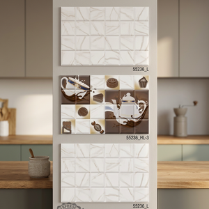 Accessoires de cuisine Imprimé HD Brillant 30x45cm Carreaux muraux en céramique 300x450mm 12x18 pouces Décoration murale intérieure sans huile - Product Image 3