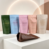 Pochette Doypack Personnalisée avec Fermeture Éclair, Faible MOQ, Échantillons Gratuits, Emballage Alimentaire de Qualité pour Bonbons, Biscuits et Aliments Séchés