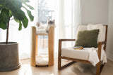 Nid pour chat en matériau écologique de style maison, lit pour chat multifonctionnel confortable pour la maison