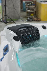 Baignoire Spa Rectangulaire Extérieure de Luxe Moderne pour 4 Personnes, Bain à Remous, Massage, Autoportante, Utilisation Hôtelière, Matériau Acrylique, Écologique - Product Image 4