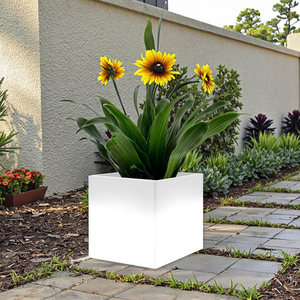 <span class=keywords><strong>Pot</strong></span> <span class=keywords><strong>de</strong></span> <span class=keywords><strong>fleurs</strong></span> extérieur à éclairage LED avec caractéristiques résistantes au vent et à l'eau pour la maison et le jardin avec <span class=keywords><strong>fleurs</strong></span> artificielles - Product Image 6
