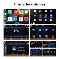 Reproductor de DVD para Auto, Pantalla de Consola Central de 7 Pulgadas, Reproductor MP5 para Auto, CarPlay Inalámbrico, Pantalla Táctil Capacitiva TN, Pantalla MP5 para Auto