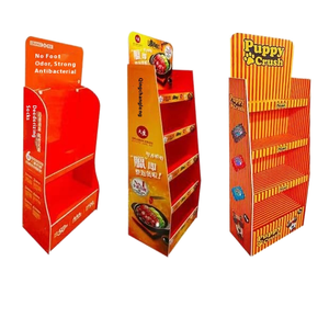 Tùy Chỉnh Siêu Thị Bán Lẻ PVC Bọt Tông Hiển Thị Sàn Đứng Thực Phẩm Khoai Tây Chiên Cà Phê Đậu Sô Cô La Hiển Thị Giá - Product Image 2