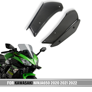 Kit de Alerones Aerodinámicos para Motocicleta <span class=keywords><strong>KAWASAKI</strong></span> <span class=keywords><strong>NINJA</strong></span> <span class=keywords><strong>650</strong></span> <span class=keywords><strong>Ninja</strong></span> <span class=keywords><strong>650</strong></span> 2020 <span class=keywords><strong>2022</strong></span> 2023 2024, Pieza de Carenado, Alerón Fijo - Product Image 3