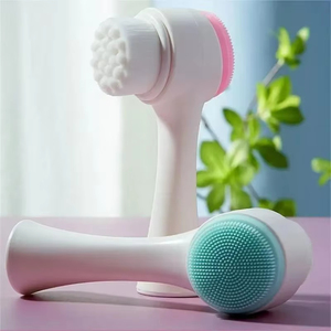 Brosse Nettoyante Visage en Silicone Double Face Portable pour Nettoyage Doux et Purification des Pores – Vente en Gros - Product Image 3