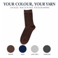 Chaussettes classiques unies pour costumes, pantalons, mocassins, chaussures Oxford et tenues de travail formelles