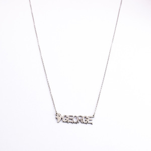 Collar con colgante de letras de acero inoxidable para Halloween, diseño alfanumérico en forma de U, cadena de clavícula a la moda para fiestas - Product Image 5