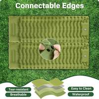 Matelas de camping gonflable ultra-léger et durable avec pompe à pied intégrée et oreiller, tapis de couchage portable et imperméable – Offre spéciale