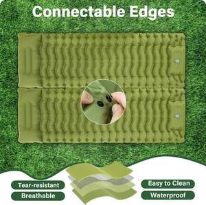 Colchão Inflável Ultra-Leve e Durável para Camping com Bomba de Pé Integrada e Travesseiro, Almofada de Dormir Portátil à Prova d'Água - Product Image 4