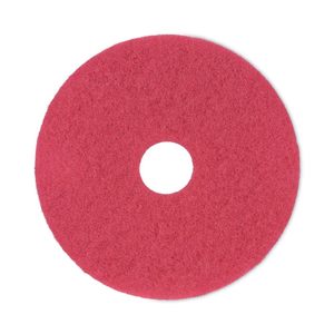 Pads diamantés rouges de 17 po de diamètre pour le polissage et le lustrage des sols Boardwalk, 5 par carton - pour applications sur béton et marbre - Product Image 1