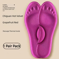Semelles auto-chauffantes massantes pour les pieds, semelles épaisses thermiques en mousse à mémoire de forme, coussinets de chaussures chauds pour hommes et femmes, accessoires pour chaussures de sport et de jardin