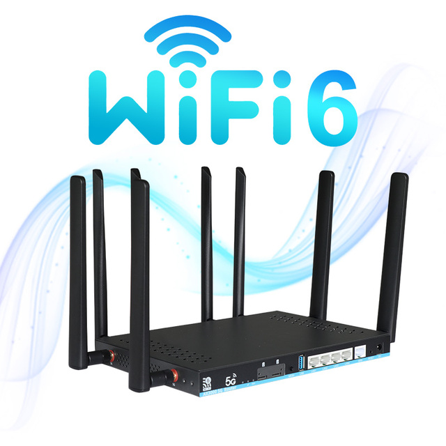 5g Router with Sim Card Slot Openwrt Router Mesh MT7981B 3000Mbps Gigabit 4G/5G SIM Dual SIM Card Slots Enterprise Routers