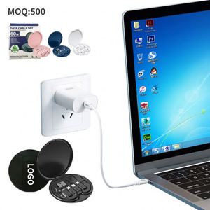 2026 Data <b>Cable</b> Storage White Plastic 6-in-1Mini <b>Type</b>-<b>C</b> <b>USB</b> Data <b>Cable</b> Storage Kit for Outdoor - Product Image 2