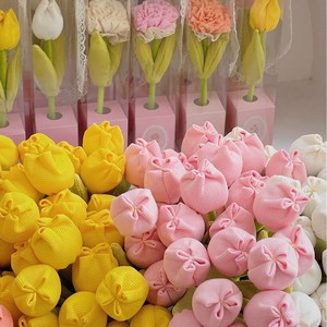 Morbido Peluche a Forma di Tulipano in Cotone PP con Logo Personalizzato Ricamato per Regali Festa della Mamma e <span class=keywords><strong>San</strong></span> <span class=keywords><strong>Valentino</strong></span> - Product Image 2