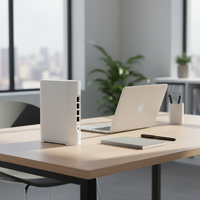 Router Bridge 5G LTE para Interiores UT-King AX3000 con Ranura para Tarjeta SIM, 4 Puertos GE RJ45, Conexión NFC, Router CPE WiFi 5G, Red 4G para América