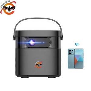 EASUNTECH M2 Full hd 1080p DLP Home Led Smart Android Video Portable <b>Mini</b> 4K 3D TV Outdoor Electronic House Bateria Projector - Product Image 1