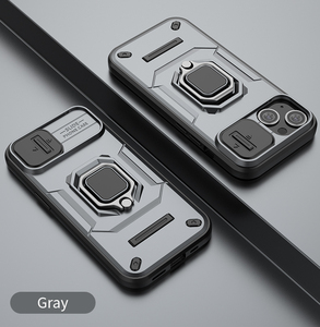 Nhiệm Vụ Nặng Nề Bảo Vệ Trường Hợp Điện Thoại Cho Iphone 16 360 Xoay Vòng Đứng Với Trượt Máy Ảnh Bìa Và Thả Bảo Vệ Thanh Thiết Kế - Product Image 5