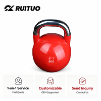 Kettlebell en fer durable avec poignée antidérapante pour un entraînement universel et une musculation complète du corps