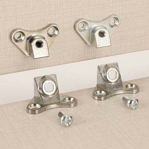 Nhựa Kẽm Hợp Kim Ẩn Góc Doanh Kết Nối Tam Giác Hình Dạng Có Thể Tháo Rời Kết Hợp Đồ Nội Thất Bướm Góc Khung - Product Image 1