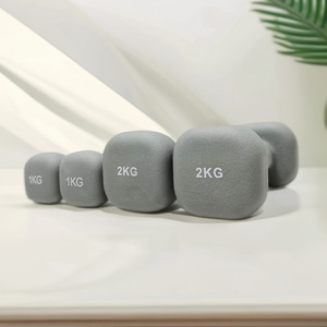 Équipement d'entraînement robuste, paire d'haltères de 2 kg en fonte massif, haltères à tête carrée, haltères en fer pur pour enfants - Product Image 4