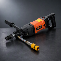 Machine de forage diamantée puissante avec moteur durable, pour le perçage de trous de climatisation et d'alimentation en eau dans les murs de bâtiments