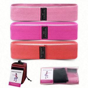 Bandes de Résistance Élastiques pour Fessiers et Hanches, en Tissu Latex, Antidérapantes, à Haute Élasticité, avec Impression de Logo Personnalisé, pour Exercices de Gluteus - Product Image 4