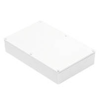 Casing Pedal Gitar Aluminium 1590DD, Kotak Stomp Box, Enclosure Efek, Belum Dicat, 7.40" X 4.70" X 2.20"