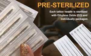 Gran oferta, agujas de tatuaje desechables profesionales, 50 Uds., Material de acero inoxidable, suministro al por mayor - Product Image 3