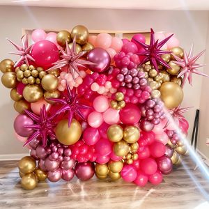 Hot Selling 14/20 Inch 4D Matte Water Drop Foil Balloon Explosion Star Mylar Birthday Mother's Day <b>Party</b> <b>Decoration</b> - Product Image 5