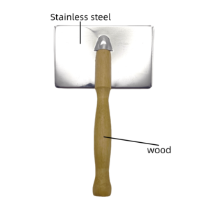 Compettine per animali domestici di dimensioni personalizzate all'ingrosso con manico in legno in acciaio inossidabile per la pulizia di cani e gatti spazzolatura - Product Image 3