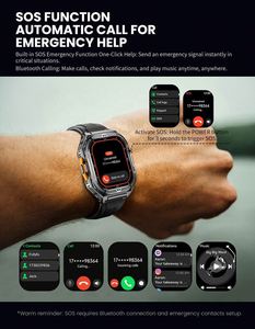 Reloj Inteligente X5 con Pantalla AMOLED Cuadrada, GPS, Resistente al Agua 50m, Monitor de Ritmo Cardíaco, Más de 100 Modos Deportivos, Contesta Llamadas, Novedad 2026 - Product Image 4