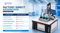 Perceuse laser CNC de précision à trois axes pour bouteilles de parfum, cosmétiques et boissons – Vente directe usine