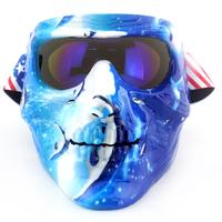 Lunettes de sport coupe-vent 2022 lunettes de protection moto motocross crâne masque facial