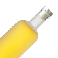 Hochwertige Quadratische Mattierte Likör- & Wodka-Glasflaschen mit Kronkorken 700ml/750ml Günstiger Großhandel