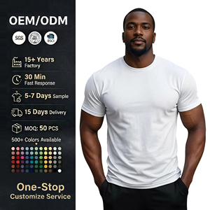 T-<span class=keywords><strong>shirt</strong></span> de sport personnalisé OEM pour femmes et hommes, <span class=keywords><strong>anti</strong></span>-rétrécissement, sérigraphié, en coton élasthanne haute élasticité, broderie 3D - Product Image 1