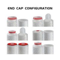 226/222/ Fin 10/20 pouces 0.2 micron Nylon 66 cartouche filtrante à Membrane plissée pour purificateur d'eau Machine composant essentiel