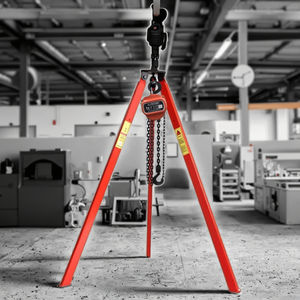 <span class=keywords><strong>Trépied</strong></span> en fer réglable <span class=keywords><strong>de</strong></span> 4 tonnes avec <span class=keywords><strong>palan</strong></span> mobile extensible <span class=keywords><strong>de</strong></span> 4 m, état neuf, équipement <span class=keywords><strong>de</strong></span> levage à chaîne 220v <span class=keywords><strong>pour</strong></span> utilisation agricole - Product Image 6