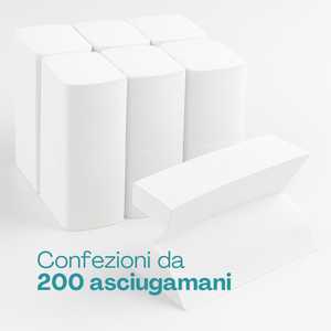 Serviette de toilette BulkySoft Z-Fold 21,5x24 cm, 2 plis, confortable, sans encre, pour distributeurs - Product Image 3