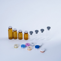 Prix d'usine - Flacons en verre pour injection pharmaceutique de 3 ml, 5 ml, 6 ml, 7 ml, 10 ml avec bouchon en caoutchouc pour médicaments