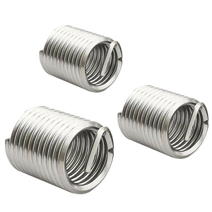 SUS304 thép không gỉ ren tay áo Kích thước số liệu vít ỐNg Lót với đồng bằng kết thúc dây chủ đề chèn để sửa chữa - Product Image 3