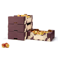 Vente en gros énorme qualité différents types de carton solide boîte en carton ondulé fruits secs boîtes d'emballage pour les cadeaux