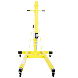 Gato de elevación de soporte de grúa de motor plegable hidráulico de 2 toneladas con taller de ruedas - Product Image 5