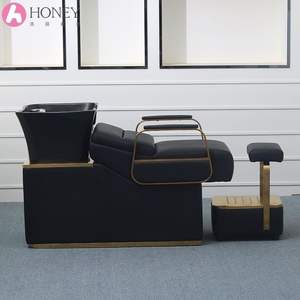 Nouvelle beauté élégante, soins confortables, cheveux, bol pas cher, coiffeur, position allongée, massage en salon, salon de coiffure, shampoing, fauteuil de lavage - Product Image 2