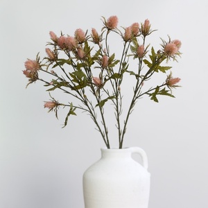 Hot Selling Artificial <b>Plastic</b> Eryngo Flower Artificial Tropical Flowers <b>Plant</b> for Home Arrangement Wedding Decoration - Product Image 4
