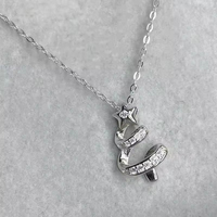 Bijoux sur le thème du jour de Noël Collier pendentif arbre de Noël étoile en zircon en argent sterling 925
