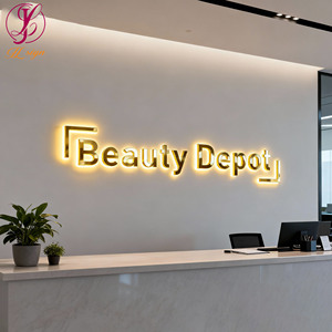 Insegne LED Personalizzate per Attività Commerciali, Insegna 3D <span class=keywords><strong>in</strong></span> Acciaio Inox Illuminata a LED, Insegna per Parrucchiere <span class=keywords><strong>con</strong></span> Lettere Illuminate a LED - Product Image 5